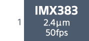 1 IMX383 2.4μm 50fps