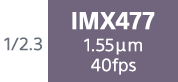 1/2.3 IMX477 1.55μm 40fps