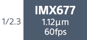 1/2.3 IMX677 1.12μm 60fps